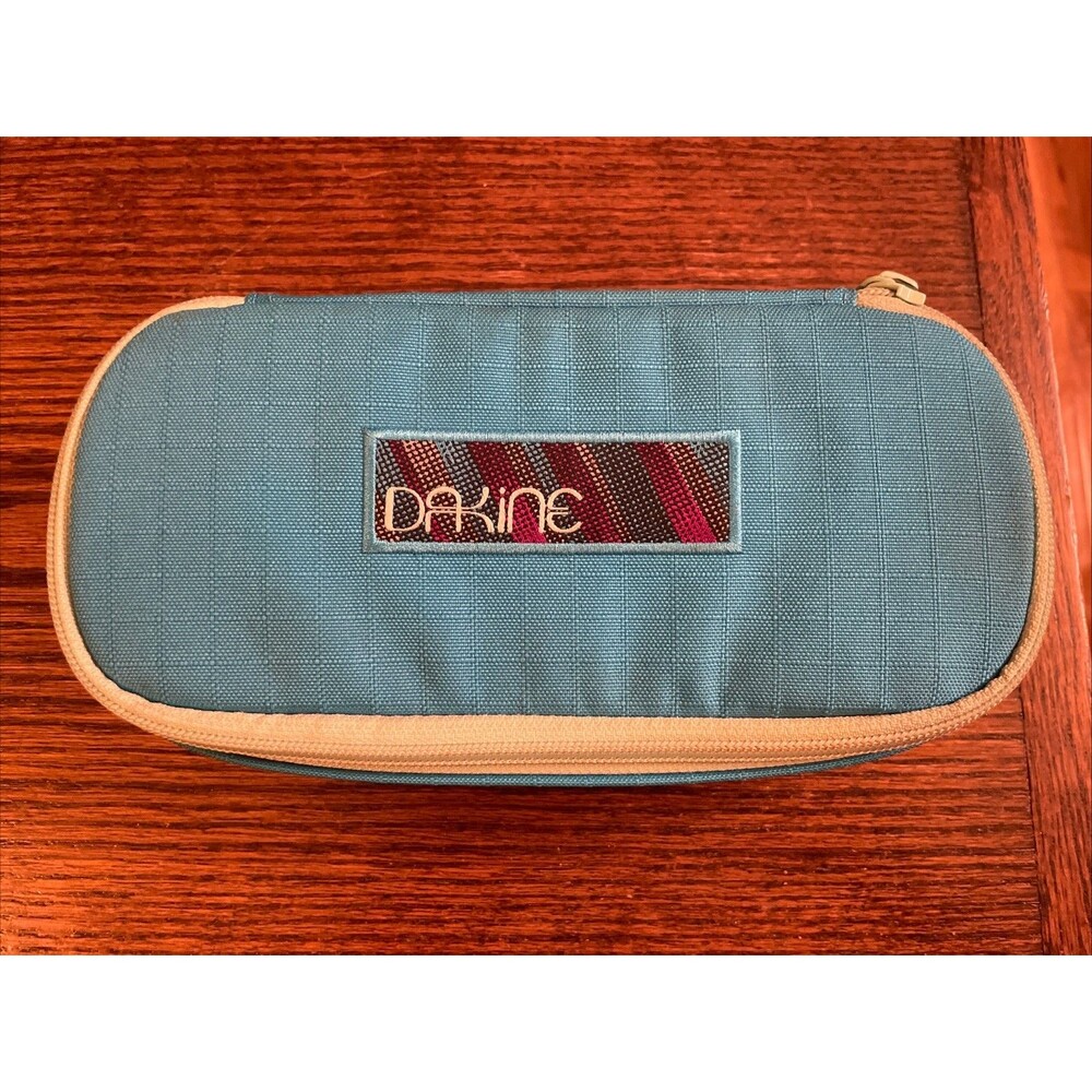 Dakine Canvas School Pencil Accessory Case Blue Green